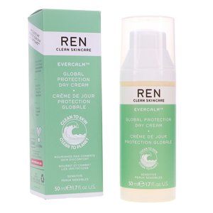 REN Clean Skincare EVERCALM Global Protection Day Cream 1.7 oz ~ New in Box